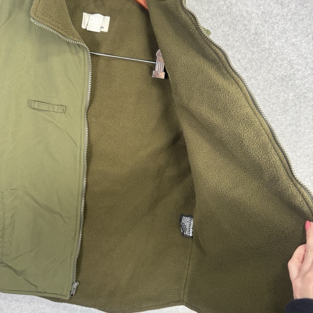VF Imagewear Olive Green Insulated Vest Mens‎ Medium Long 3M Thinsulate USA VTG - Picture 5 of 16